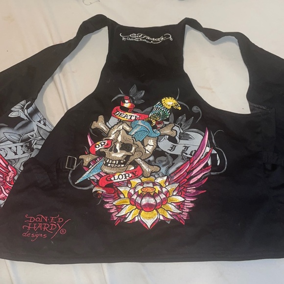 Ed Hardy Jackets & Blazers - I am selling a womenswear Ed Hady Vest Size L